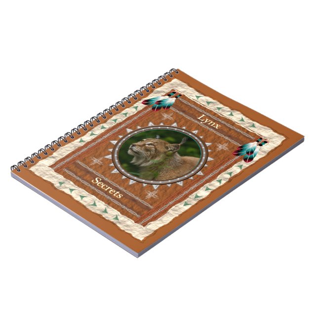 Lynx-Secrets-Notebook 80 sida Anteckningsbok (Vänstra Sidan)