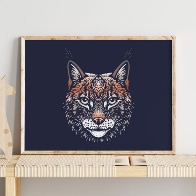 Lynx | Skriv ut Forest Animal Lynx Wall Poster (Skapare uppladdad)