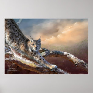 Lynx Spirit Art-Poster/skriv ut Poster
