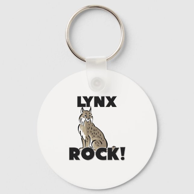 Lynx Sten Nyckelring (Framsida)