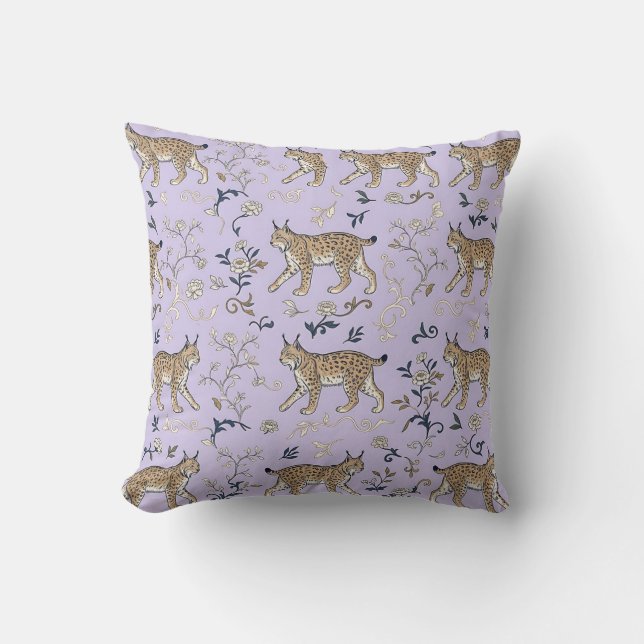 Lynx tryckmönster kudde Chinoiserie Hem inredning (Framsida)
