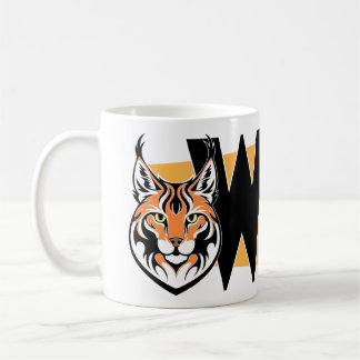Lynx - Vild. Var försiktig. Titta Kaffemugg