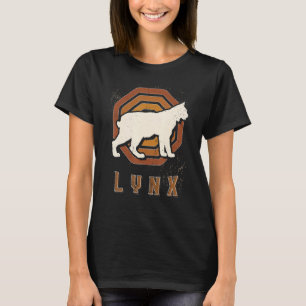 Lynx Vintage Retro Classic Animal Kärlek T Shirt