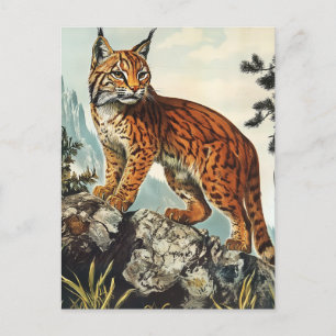 Lynx-vintage Vykort