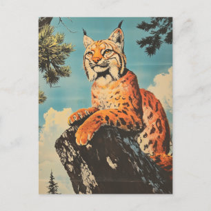 Lynx-vintage Vykort