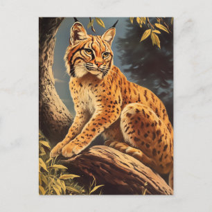 Lynx-vintage Vykort