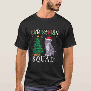 Lynxes Squad Boys Girls Kids Julgran Ljus T Shirt