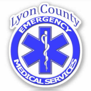 Lyon County EMS Klistermärken
