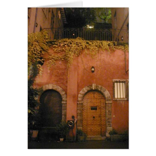 Lyon Courtyard Hälsningskort (Framsidan)