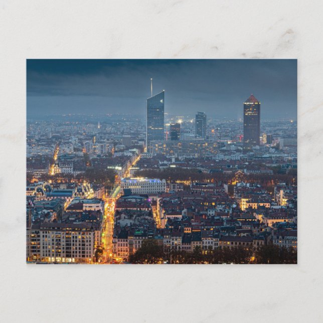 Lyon de nuit vykort (Framsida)