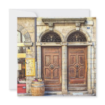 Lyon Doors Greeting Card