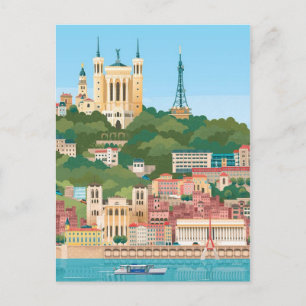 Lyon Fourvière Vykort