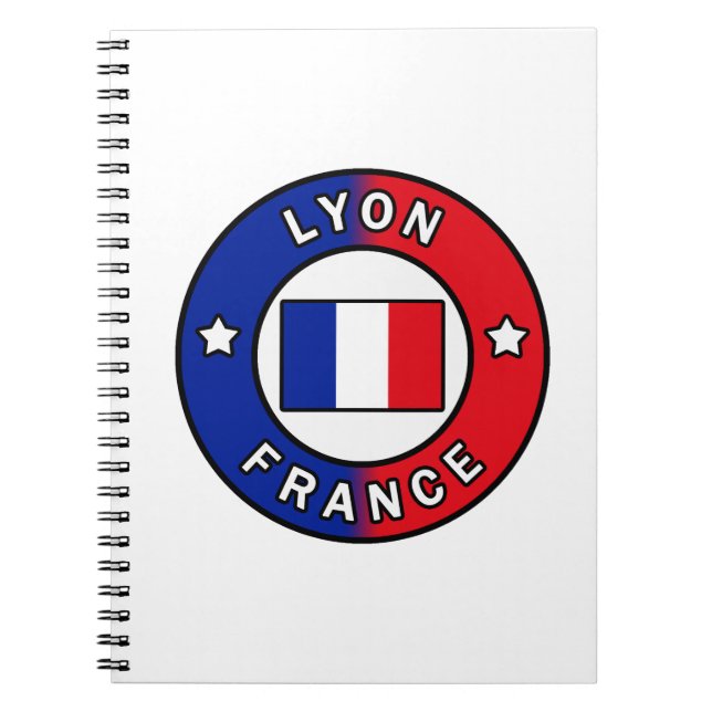 Lyon Frankrike Anteckningsbok (Framsidan)