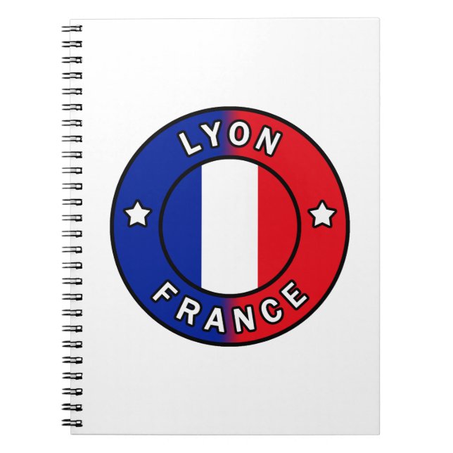 Lyon Frankrike Anteckningsbok (Framsidan)