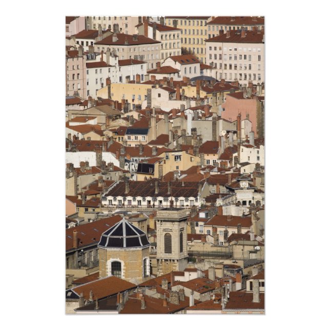 Lyon, Frankrike Fototryck (Framsidan)