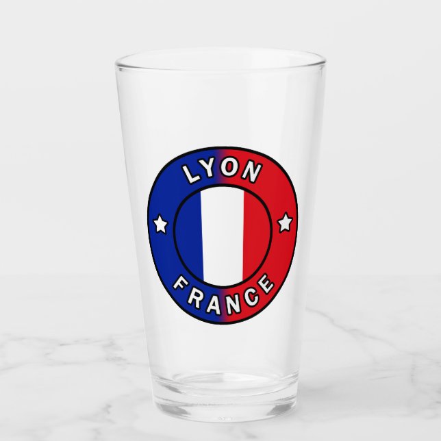 Lyon Frankrike Glaskopp (Framsida)