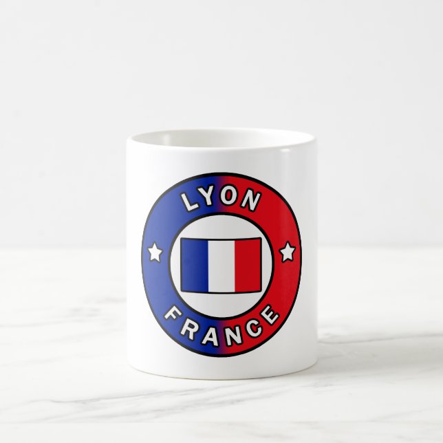 Lyon Frankrike Kaffemugg (Center)