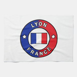 Lyon Frankrike Kökshandduk
