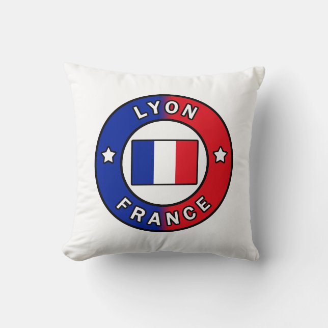 Lyon Frankrike Kudde (Framsida)