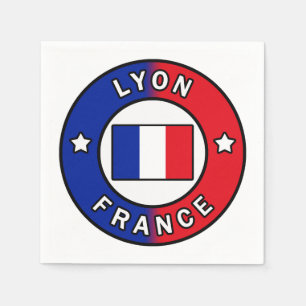 Lyon Frankrike Pappersservett
