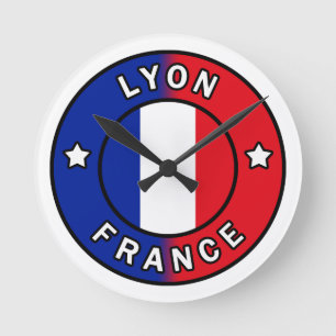 Lyon-Frankrike Rund Klocka