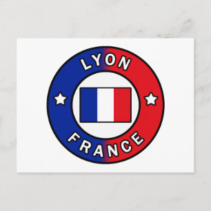 Lyon Frankrike Vykort