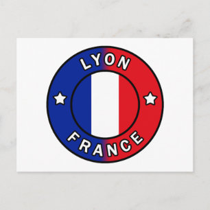 Lyon Frankrike Vykort