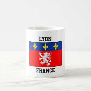 Lyon frankriken kaffemugg