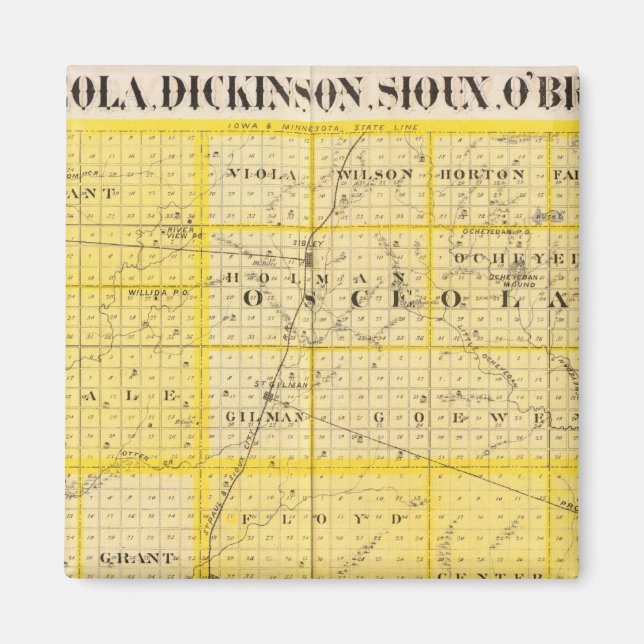 Lyon-grevskapen Magnet (Framsidan)