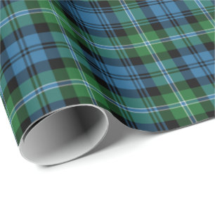 Lyon Klan Tartan Irish Play Mönster Presentpapper