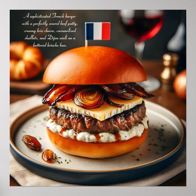 Lyon Luxe Burger Poster (Framsidan)