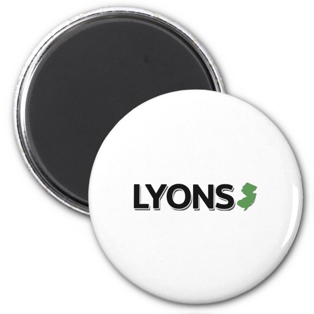 Lyon, New jersey Magnet (Framsidan)