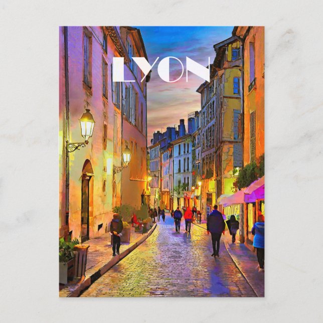 Lyon Photo Vintage Vykort (Framsida)