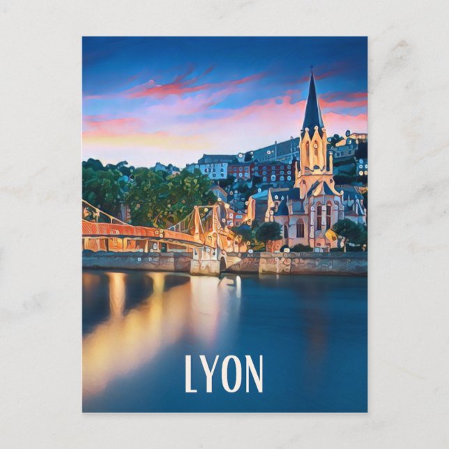 Lyon Photo Vintage  Vykort (Framsida)