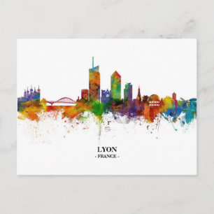 Lyon SKYLINE Vykort