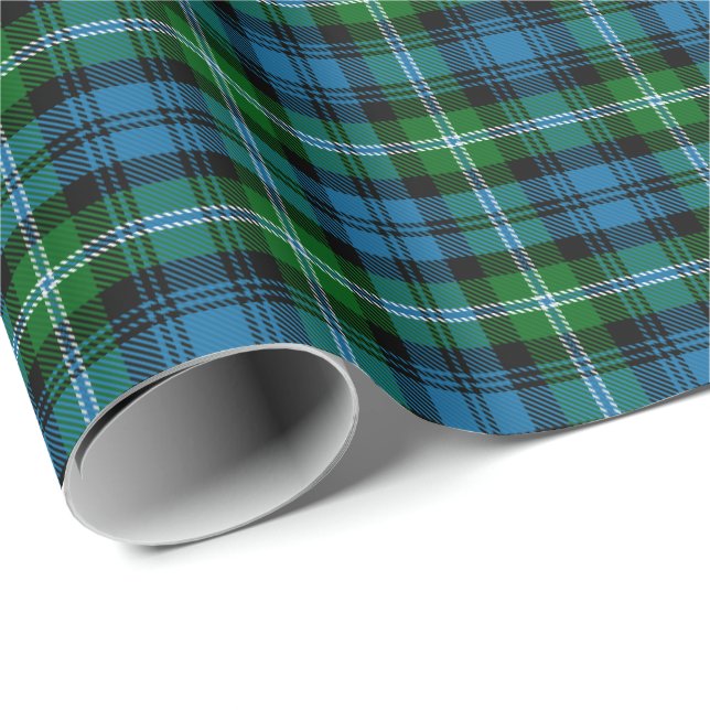 Lyon Tartan Presentpapper (Rullad Hörn)
