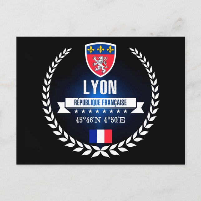 Lyon Vykort (Framsida)