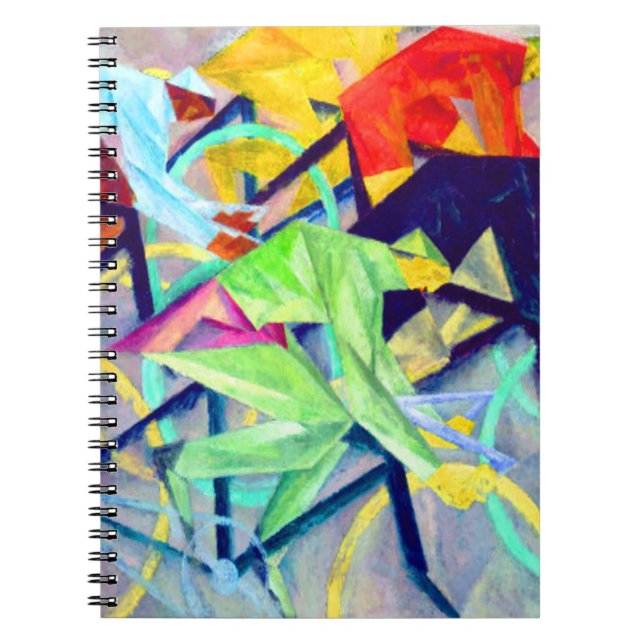 Lyonel Feininger Bicycle Tävling Anteckningsbok (Framsidan)