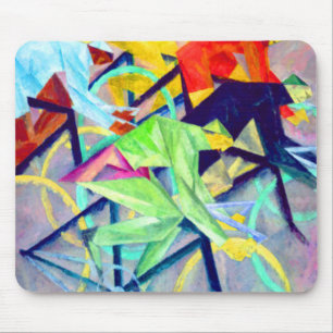 Lyonel Feininger Bicycle Tävling Musmatta