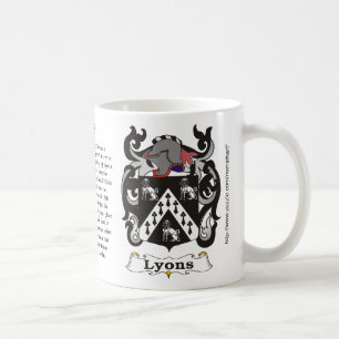 Lyons familjlag av armmuggen kaffemugg