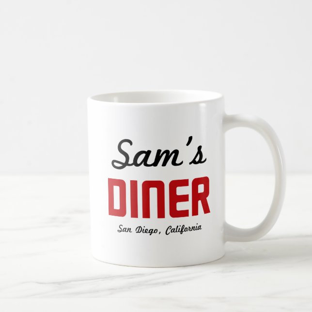 Lyons Saga ~ Höger Handed Sam's Middag Kaffemugg (Höger)