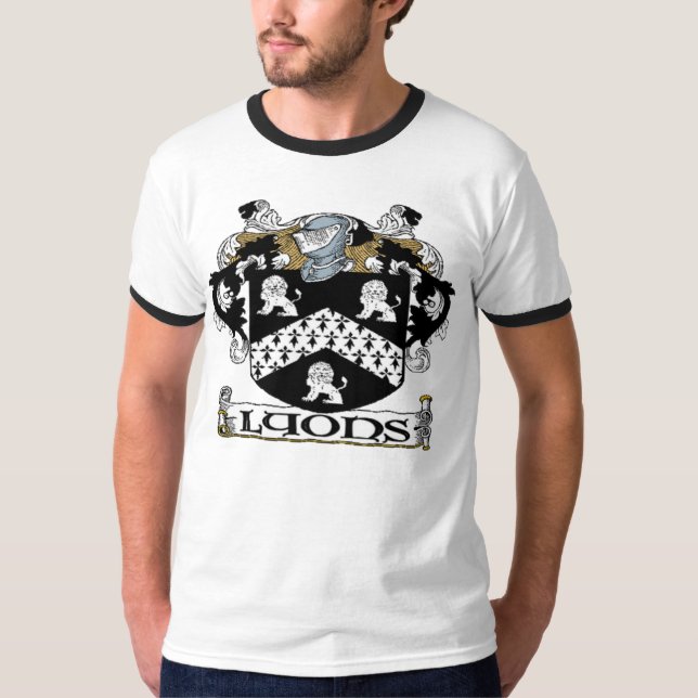 Lyons vapensköld t shirt (Framsida)