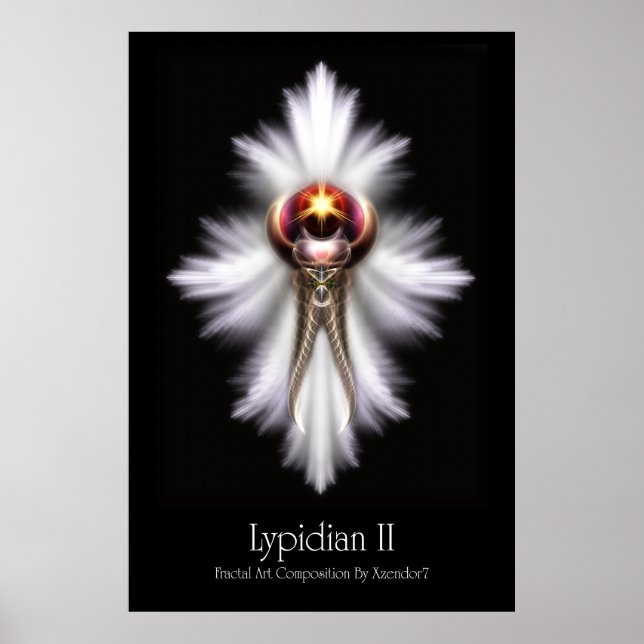 Lypidian II Fractal Art M2 Archival Poster (Framsidan)