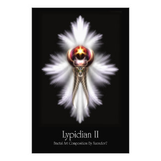 Lypidian II Fractal Art M2 Photo Print Fototryck