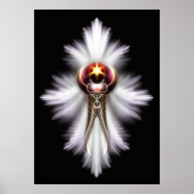 Lypidian II Fractal Art Wall Poster (Framsidan)
