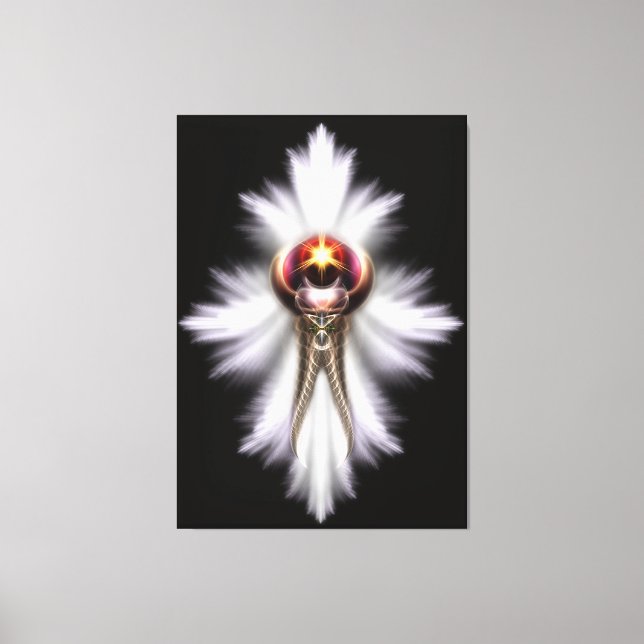 Lypidian II Fractal Art Wrapped Canvas Skriv ut (Framsida)