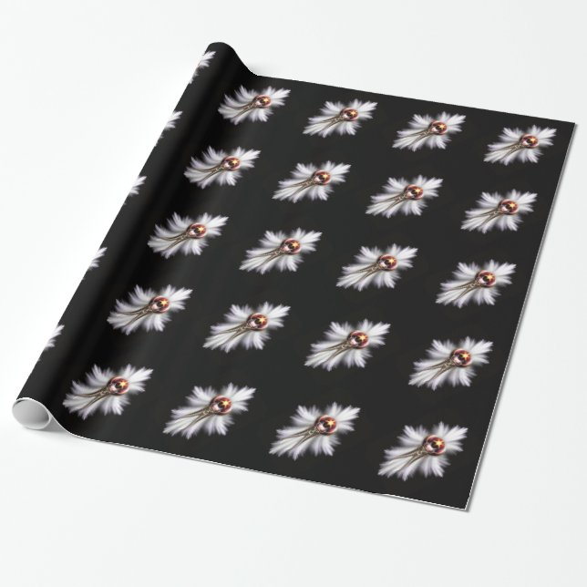 Lypidian II Fractal Art Wrapping Papper Presentpapper (Utrullad)