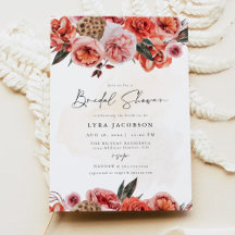 LYRA Bohemian Burgundy Fall Blommigt Möhippa