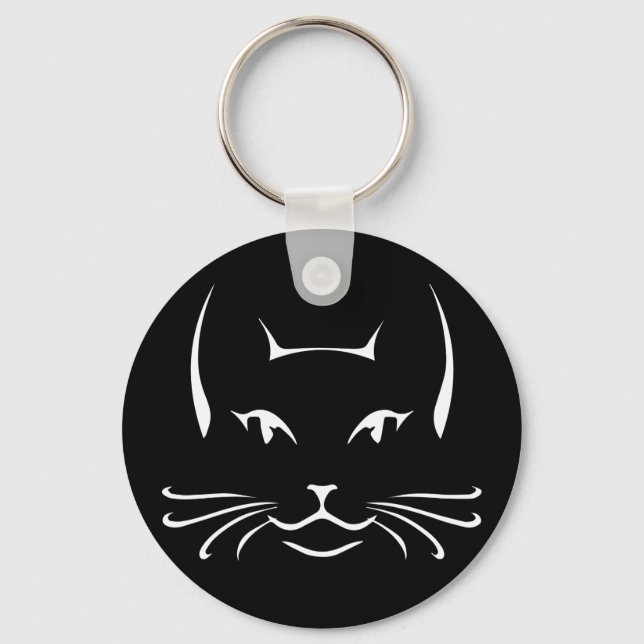 Lyra Cat-Mörken Nyckelring (Framsida)