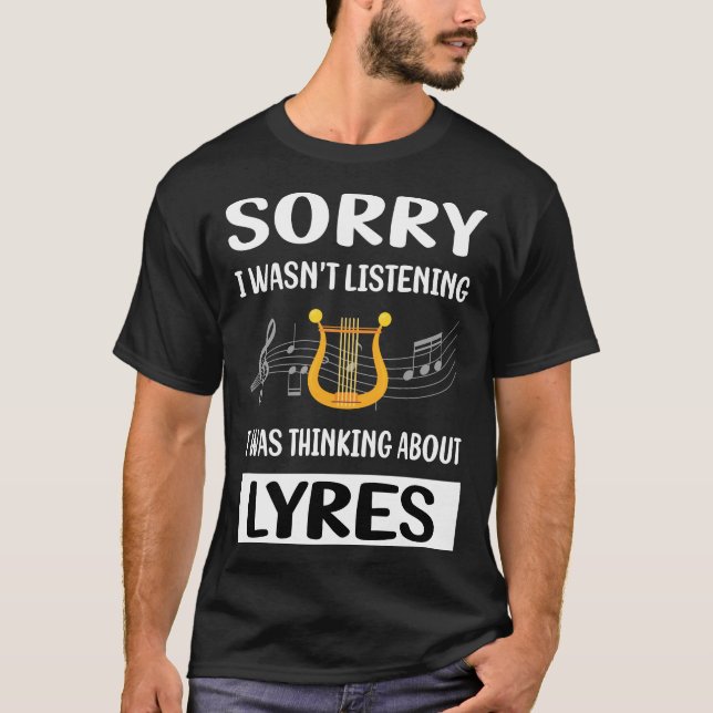 Lyra som inte lyssnar t shirt (Framsida)